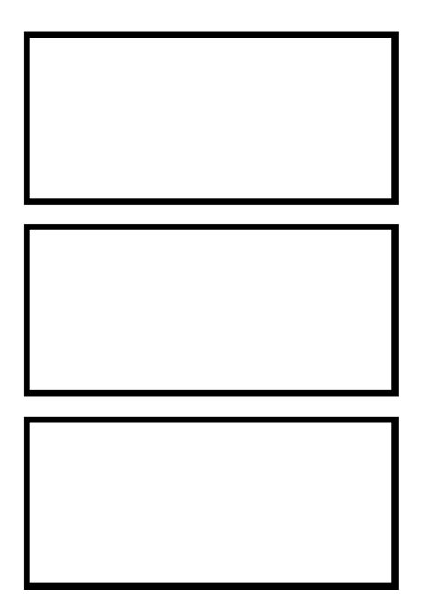 Comic Strip Template 3