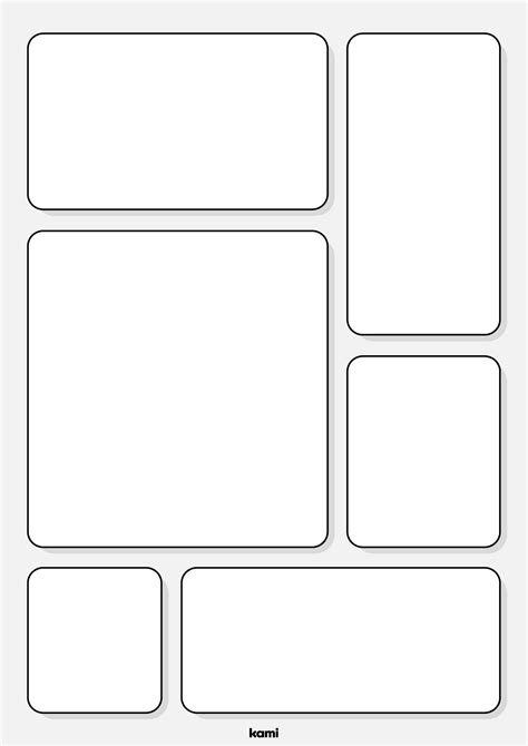 Comic strip template resources