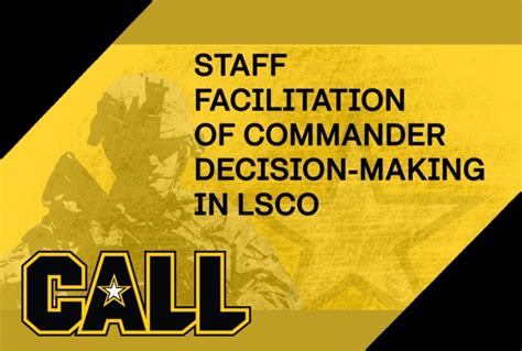 A commander's decisiveness is critical for success