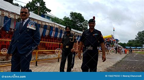 Commander in Chief inspecting military troops