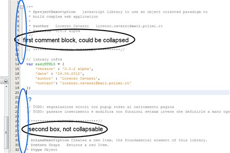 Comment Block Example