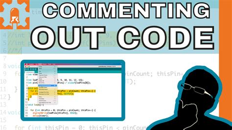 Commenting out a block of code