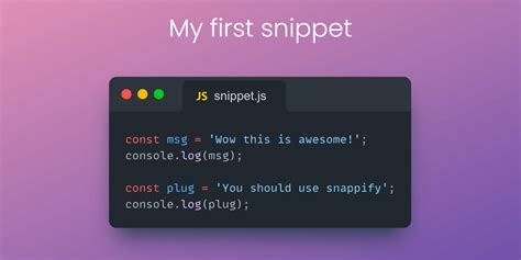 Commenting out code using a code snippet