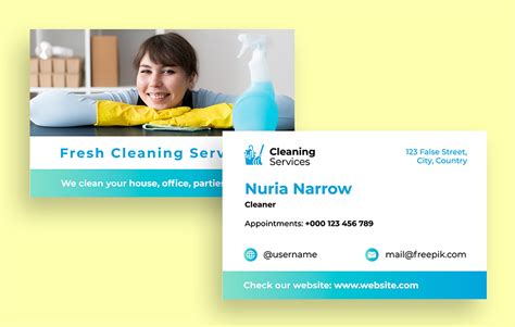 Commercial Cleaning Business Card