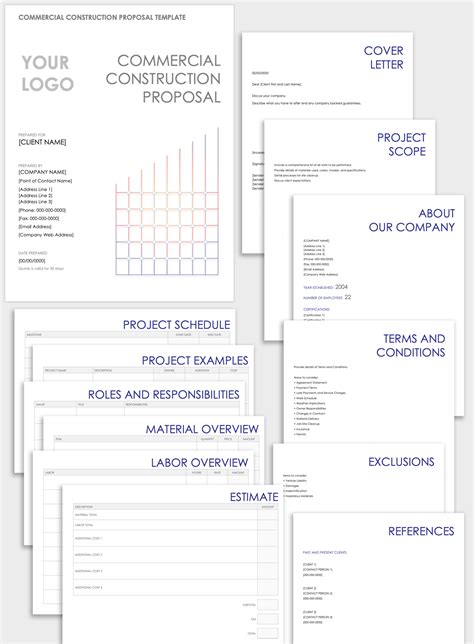 Commercial Construction Template Features