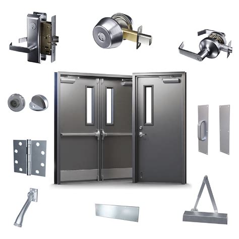 Commercial door hardware applications