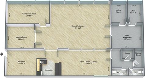 Commercial Property Floor Plan Example