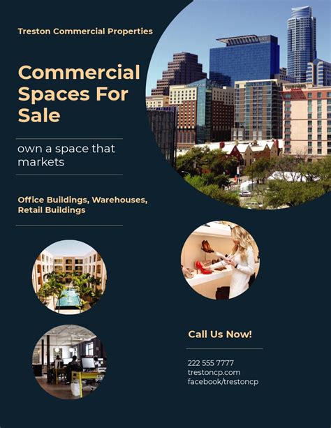 Commercial Property Flyer Template Example