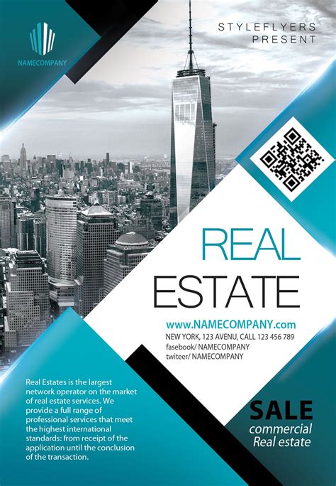 Commercial Property Flyer Template PSD