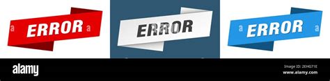 Common Error Ribbons