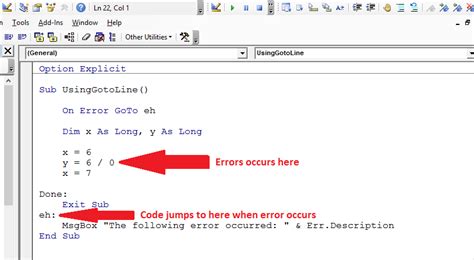 Common Errors VBA