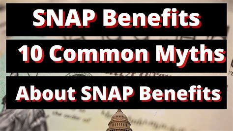 Common Misconceptions About SNAP Benefits