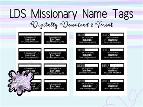 Common Mistakes to Avoid When Creating Printable Missionary Tags