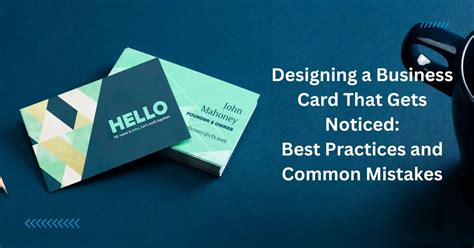 common mistakes business cards