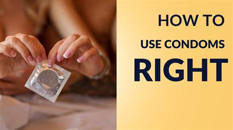 Avoiding common mistakes with condoms