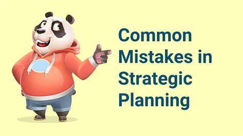 Common Mistakes in Strategic Planning