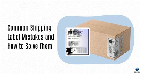 Common Mistakes Shipping Labels