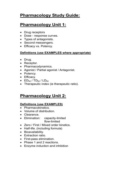 Common mistakes to avoid when printing pharmacology study guide