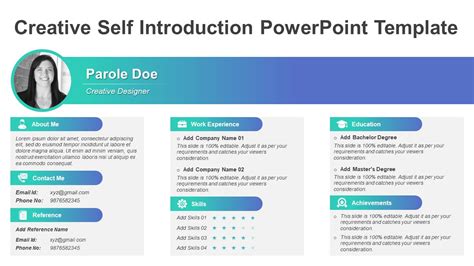 Common Mistakes to Avoid When Using Creative Self Introduction Ppt Template