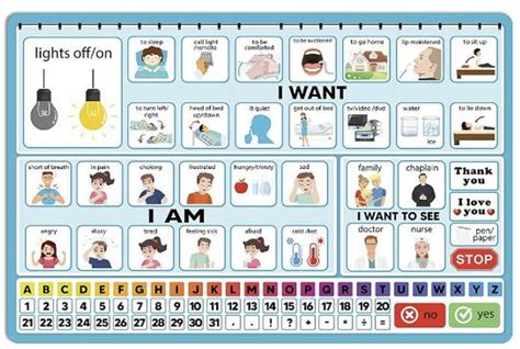 Printable hospital communication boards for doctors