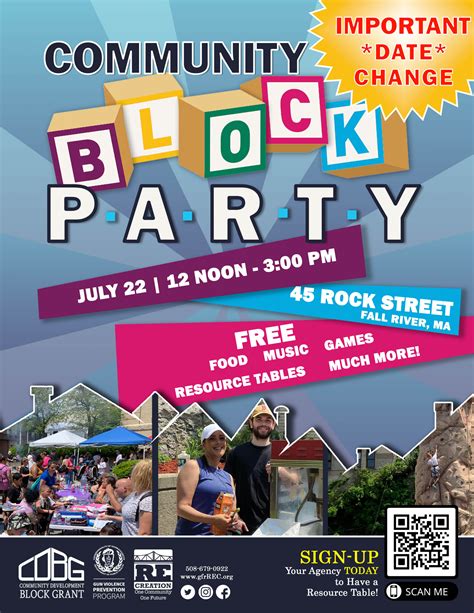 Community Block Party Flyer