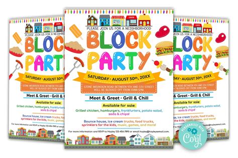 Community Block Party Template