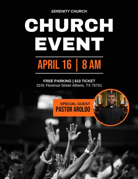 Community Church Event Flyer