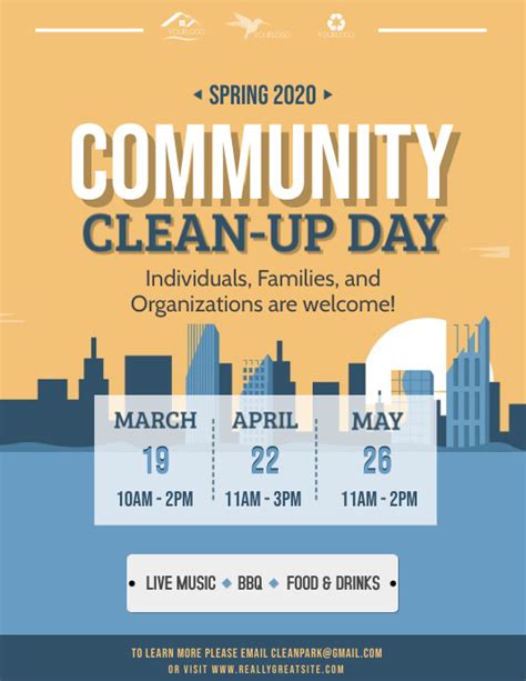 Community Clean Up Event Promotion