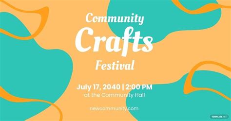 Community Event Facebook Post Template