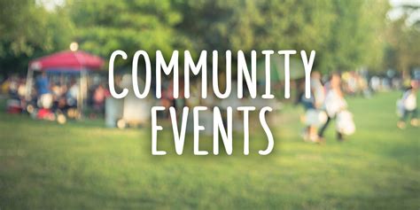 A community event, highlighting the importance of community engagement and support