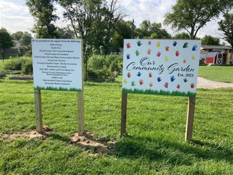 Image of a Community Garden in New Albany, Indiana