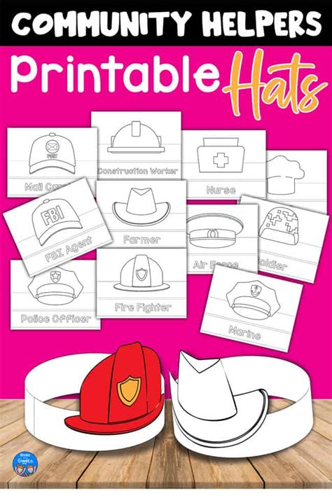 Community Helpers Hats Printables Conclusion