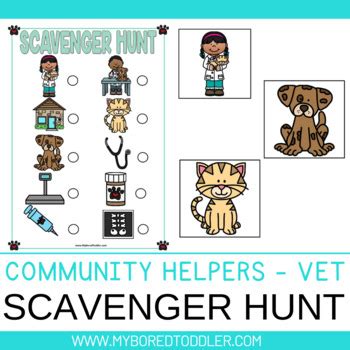 Community Helpers Scavenger Hunt