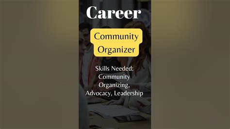 Community Organizer Career