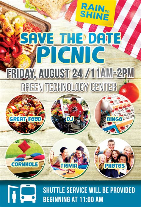 Carnival Theme Company Picnic Flyer