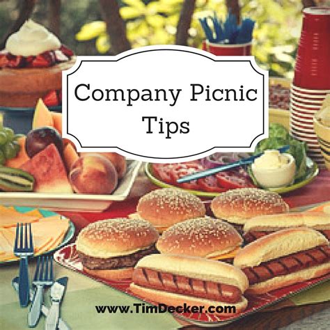 Company Picnic Food Ideas