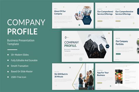 Company Profile Presentation Template Free