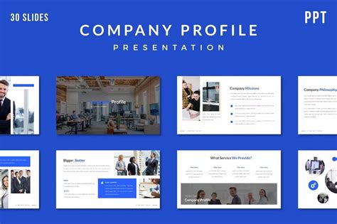 Company Profile Presentation Template PowerPoint