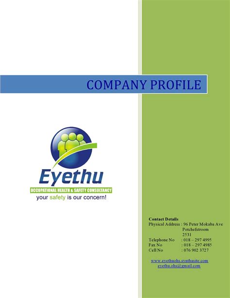 Company Profile Template Word