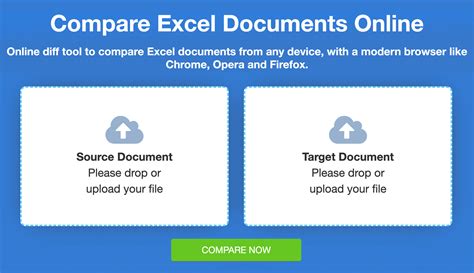 Compare Excel Sheets Online