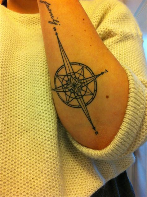 Compass tattoo