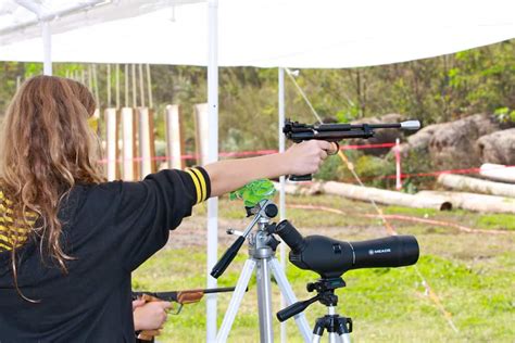 Competition pistol shooting