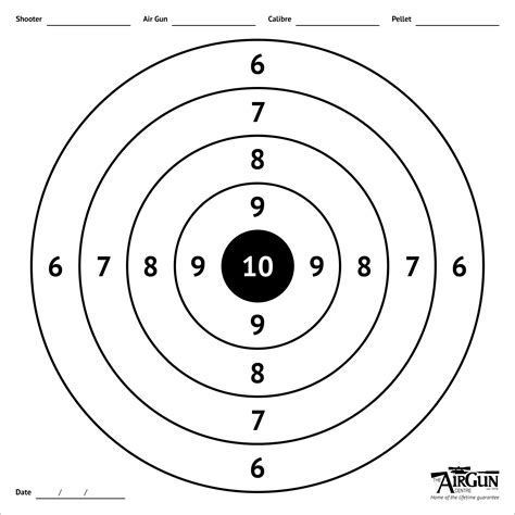 Competitive shooting targets