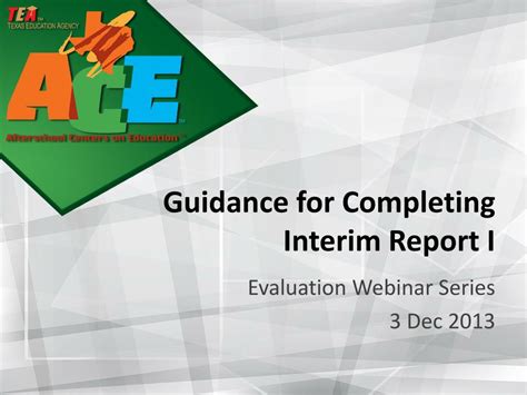 Step-by-Step Guide to Completing an Interim Report