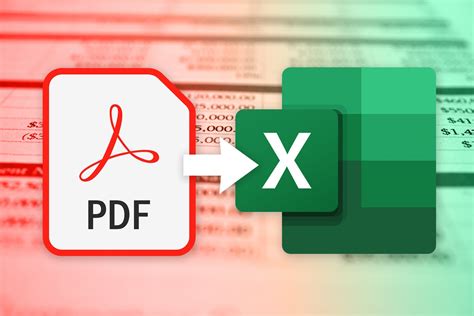 Complex PDF to Excel Conversion Example