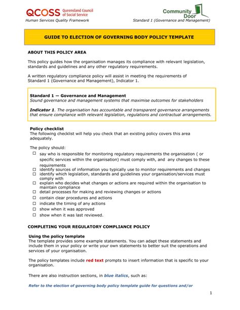 Compliance with Local Regulations Template