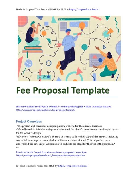 Comprehensive Fee Proposal Template