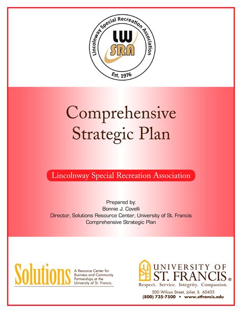 Comprehensive Strategic Plan Template