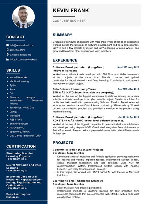 Computer Engineer Resume Template