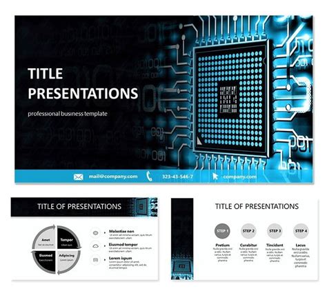 Computer science PowerPoint template